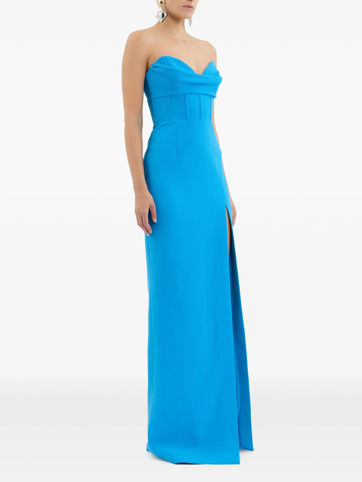 Skyla strapless maxi dress