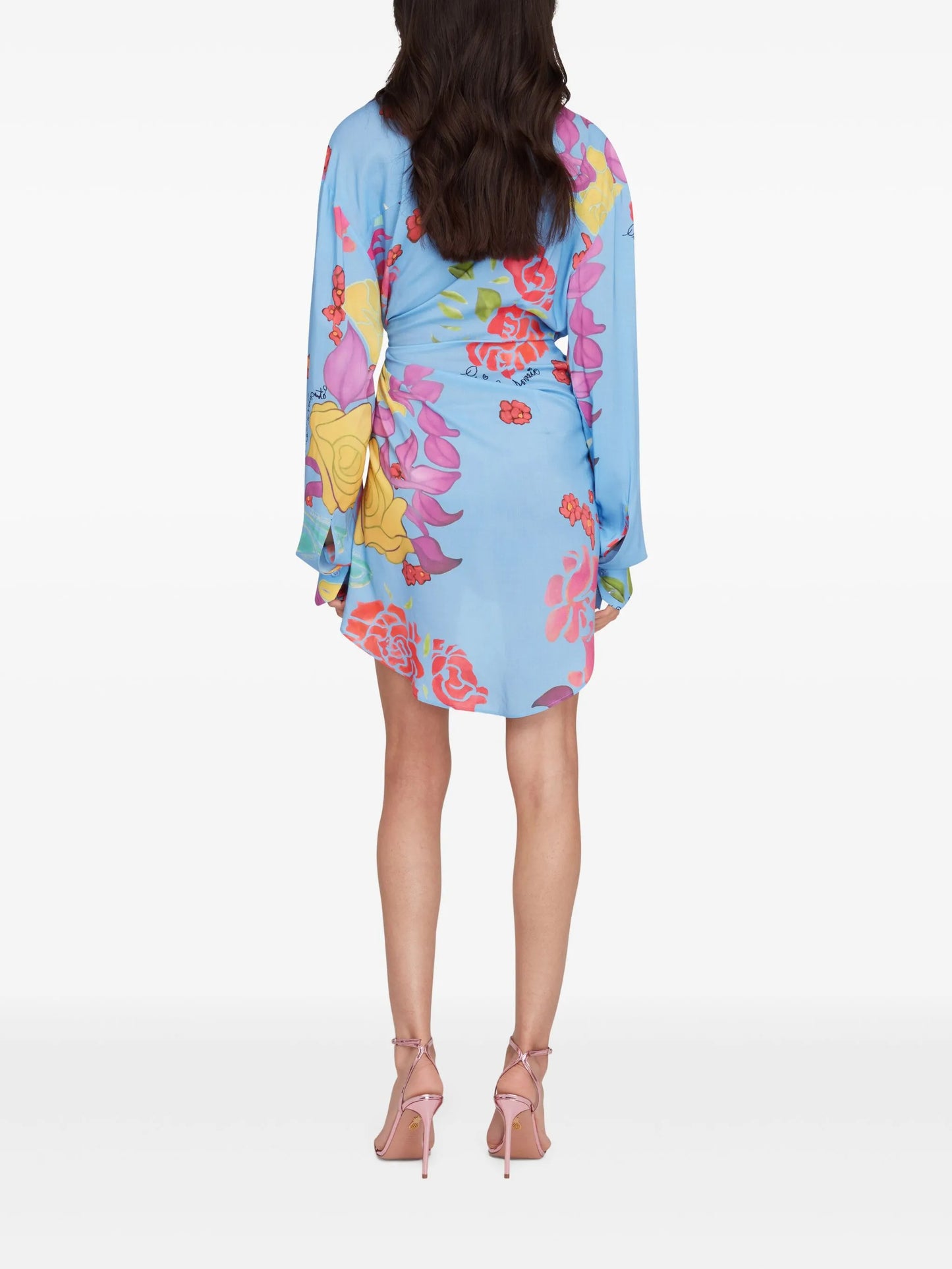 Cielo wrap mini dress