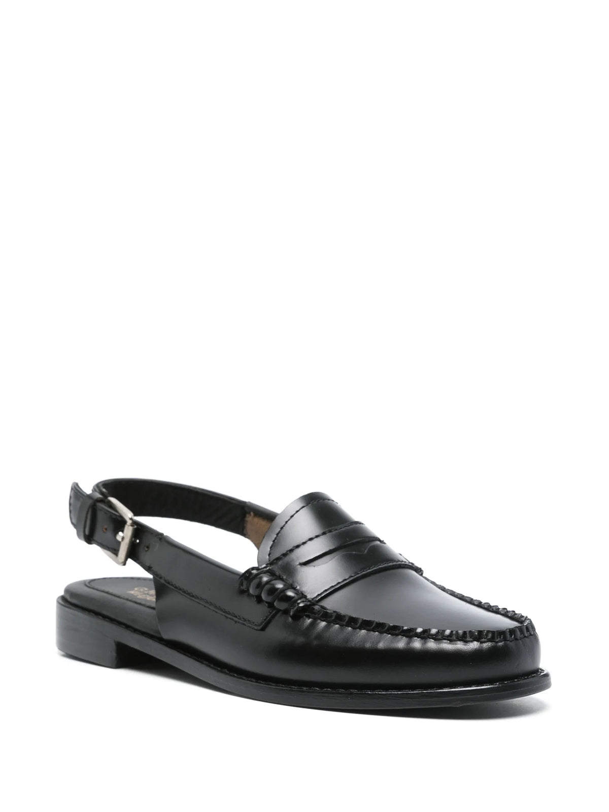 Weejuns Slingback Penny loafers in black leather