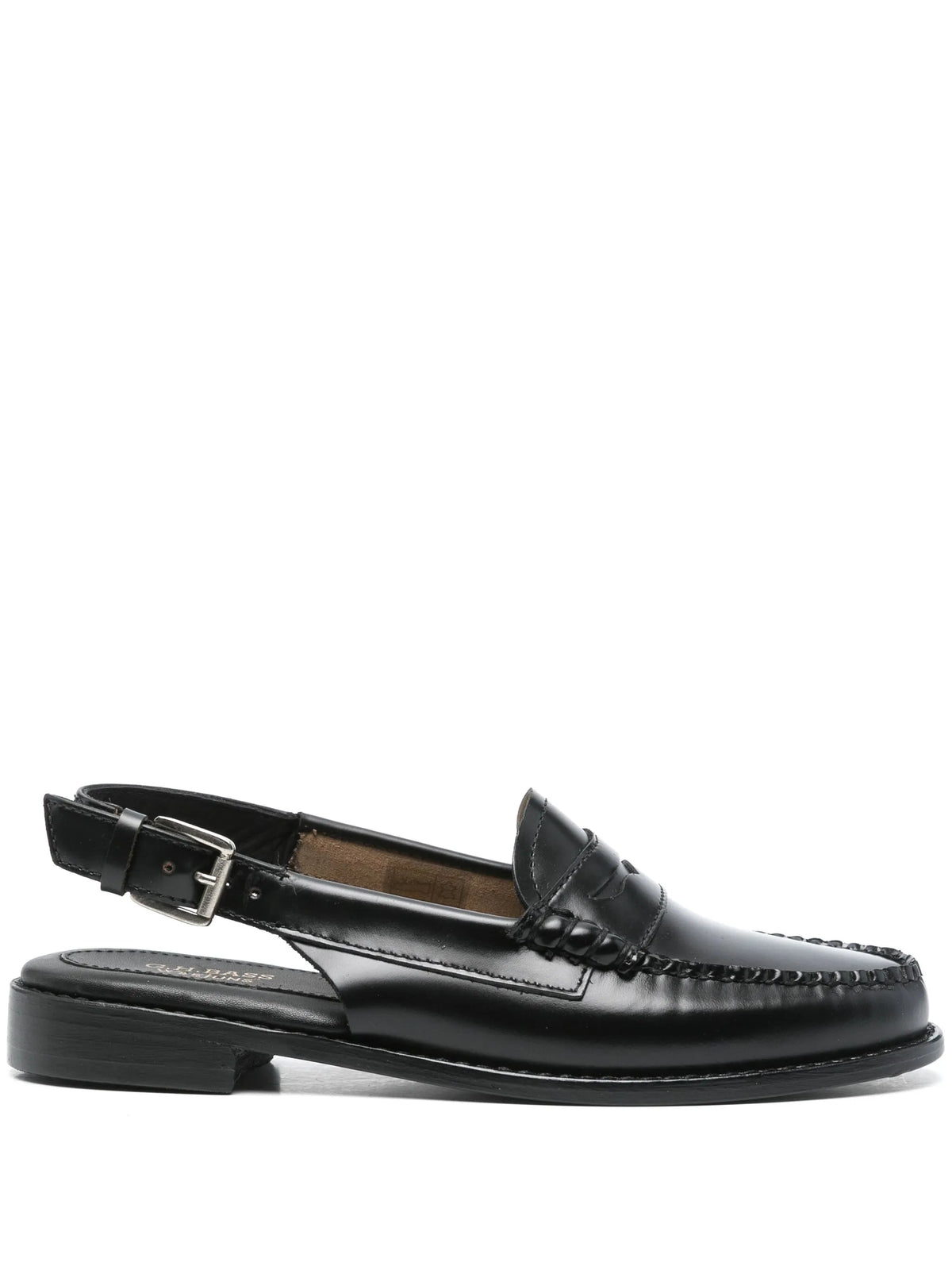 Weejuns Slingback Penny loafers in black leather