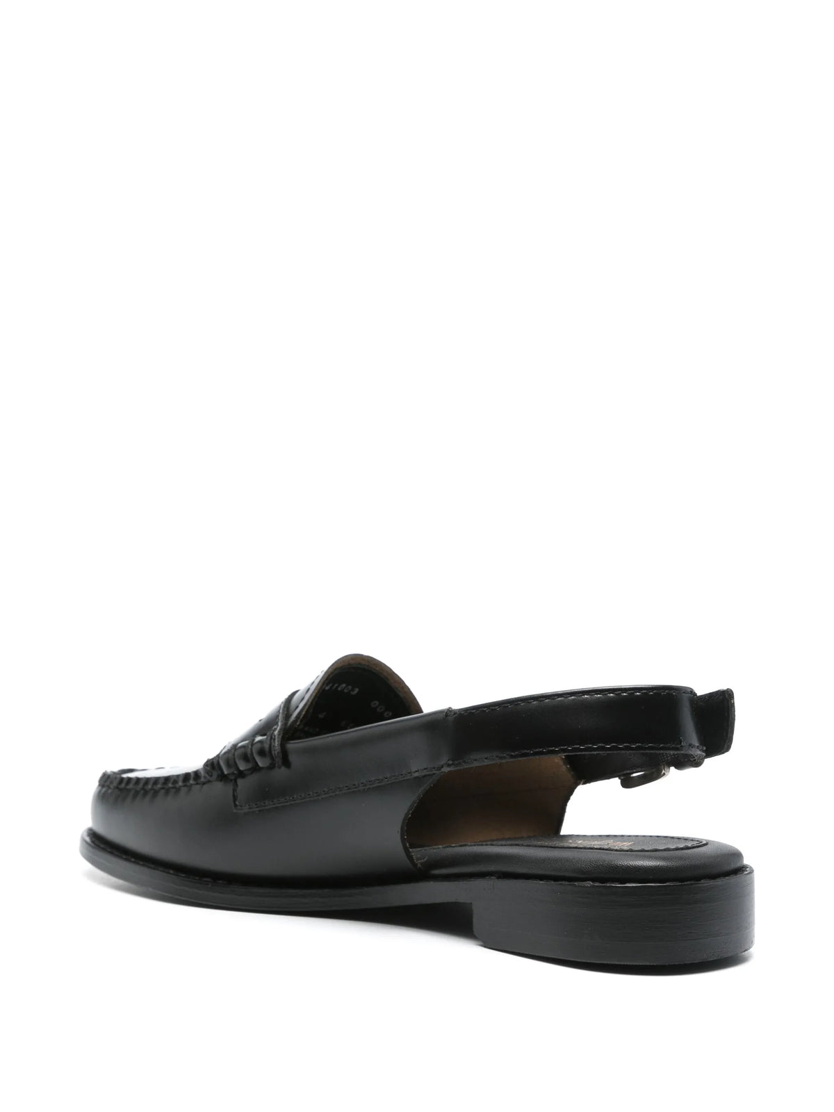Weejuns Slingback Penny loafers in black leather