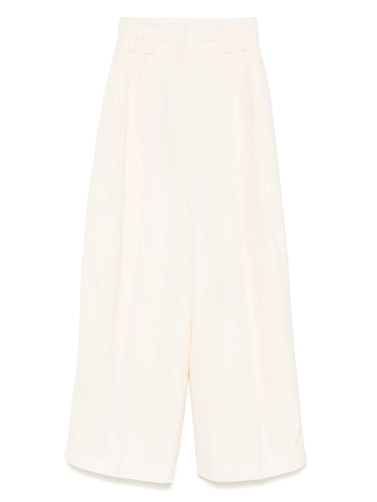 pleat-detailed trousers