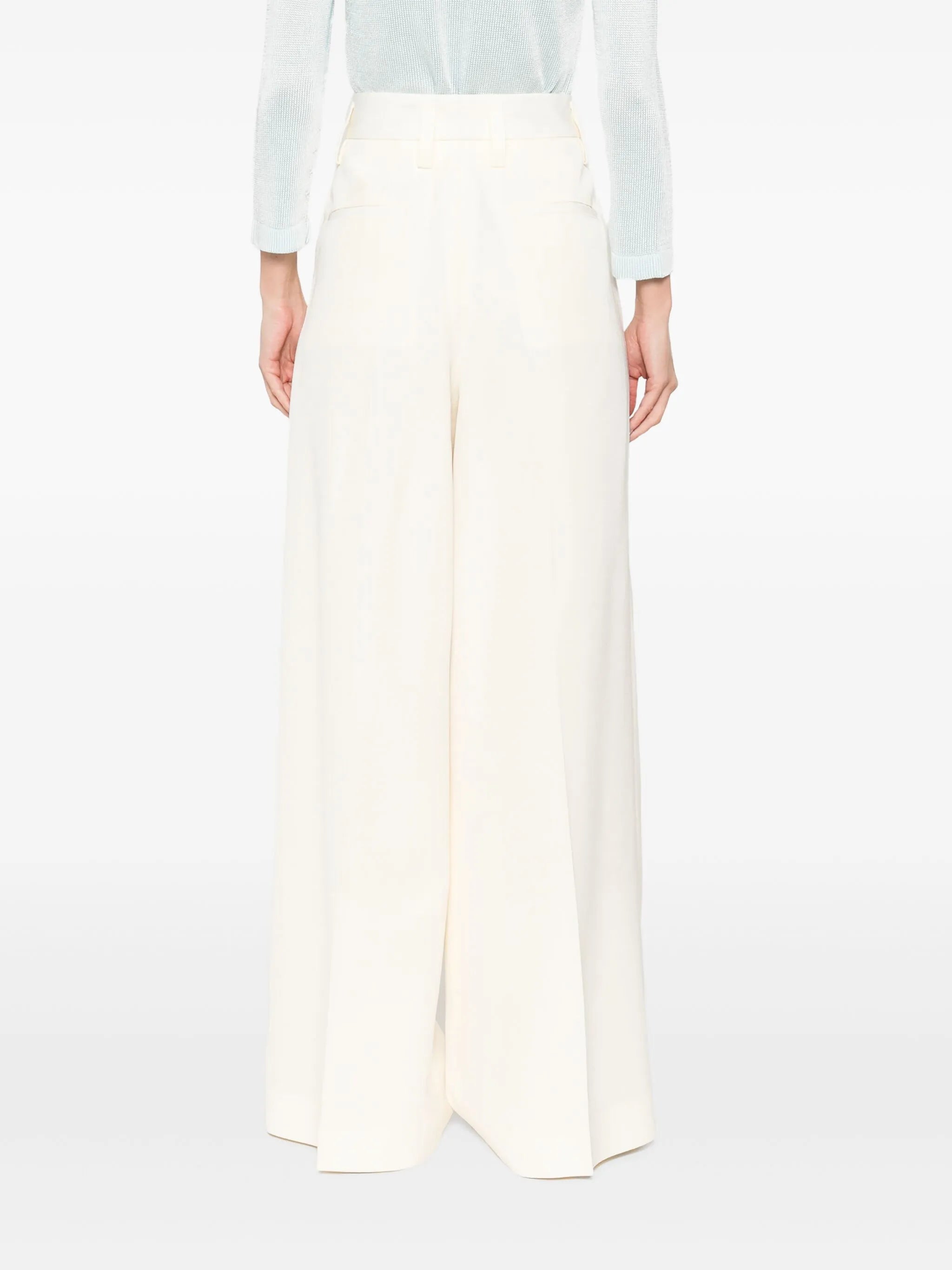 pleat-detailed trousers