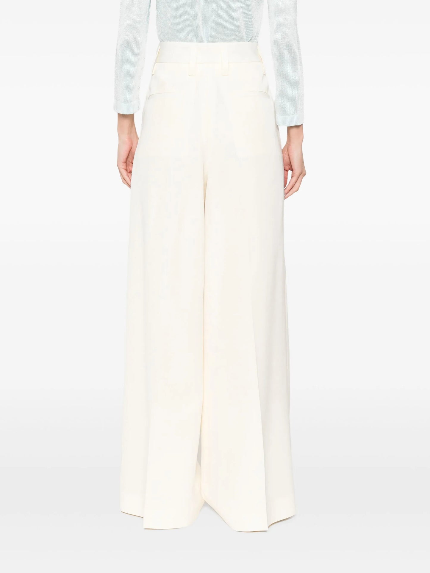 pleat-detailed trousers