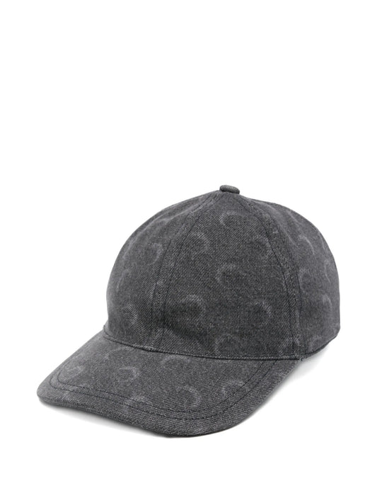 moon denim baseball cap
