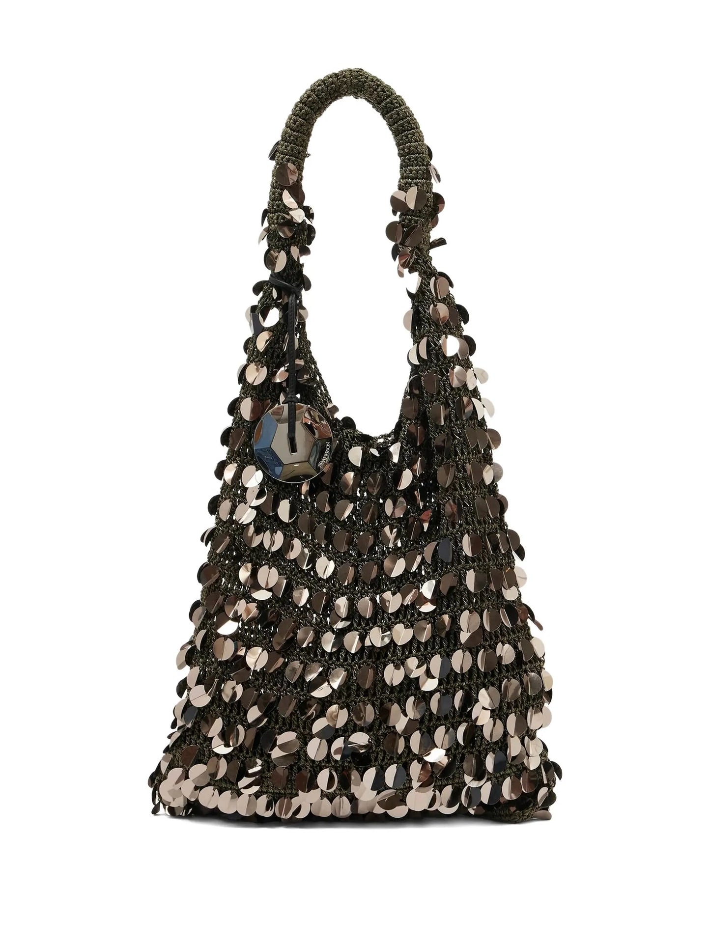 sequin-embellished shoulder bag