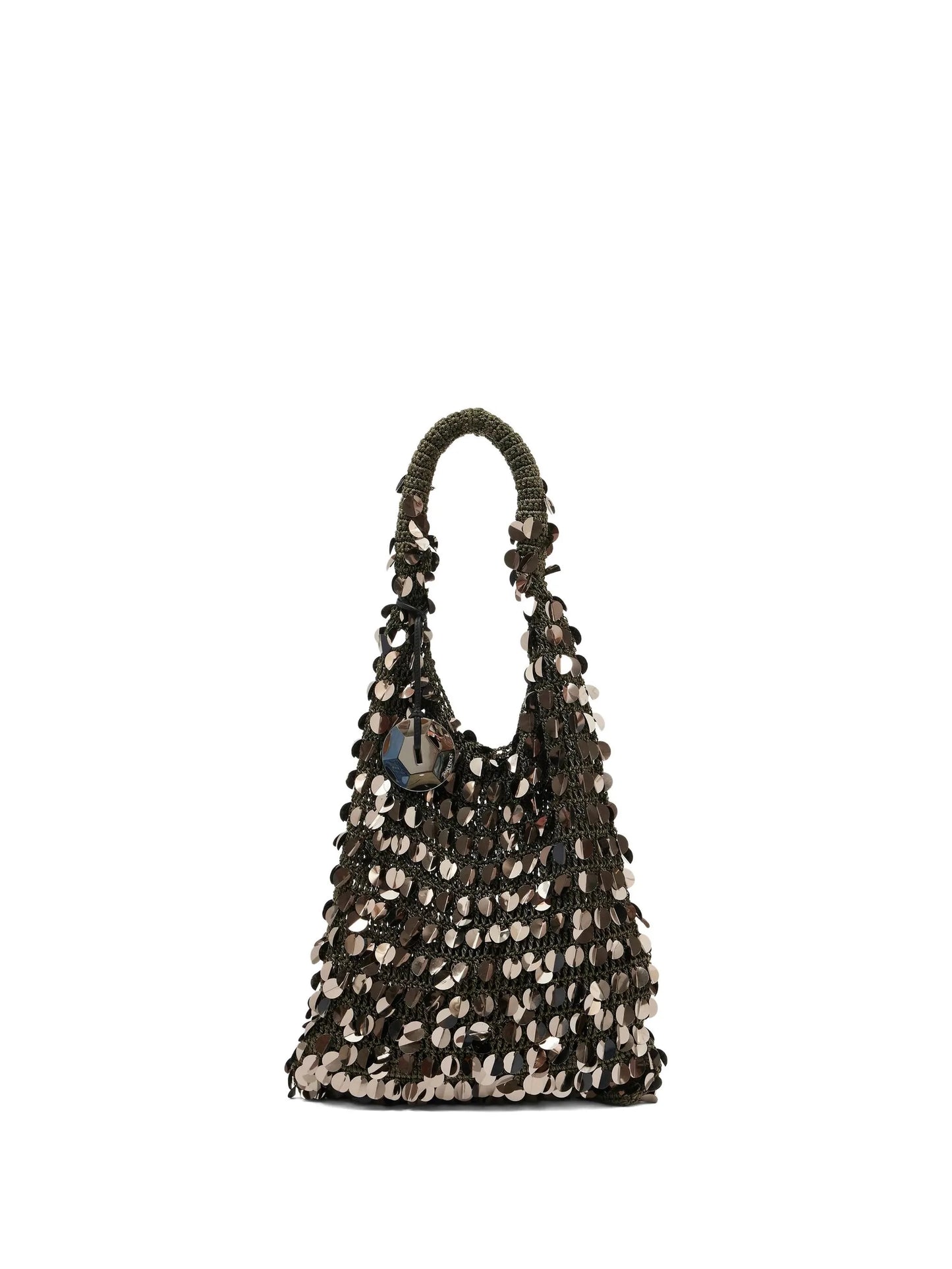 sequin-embellished shoulder bag