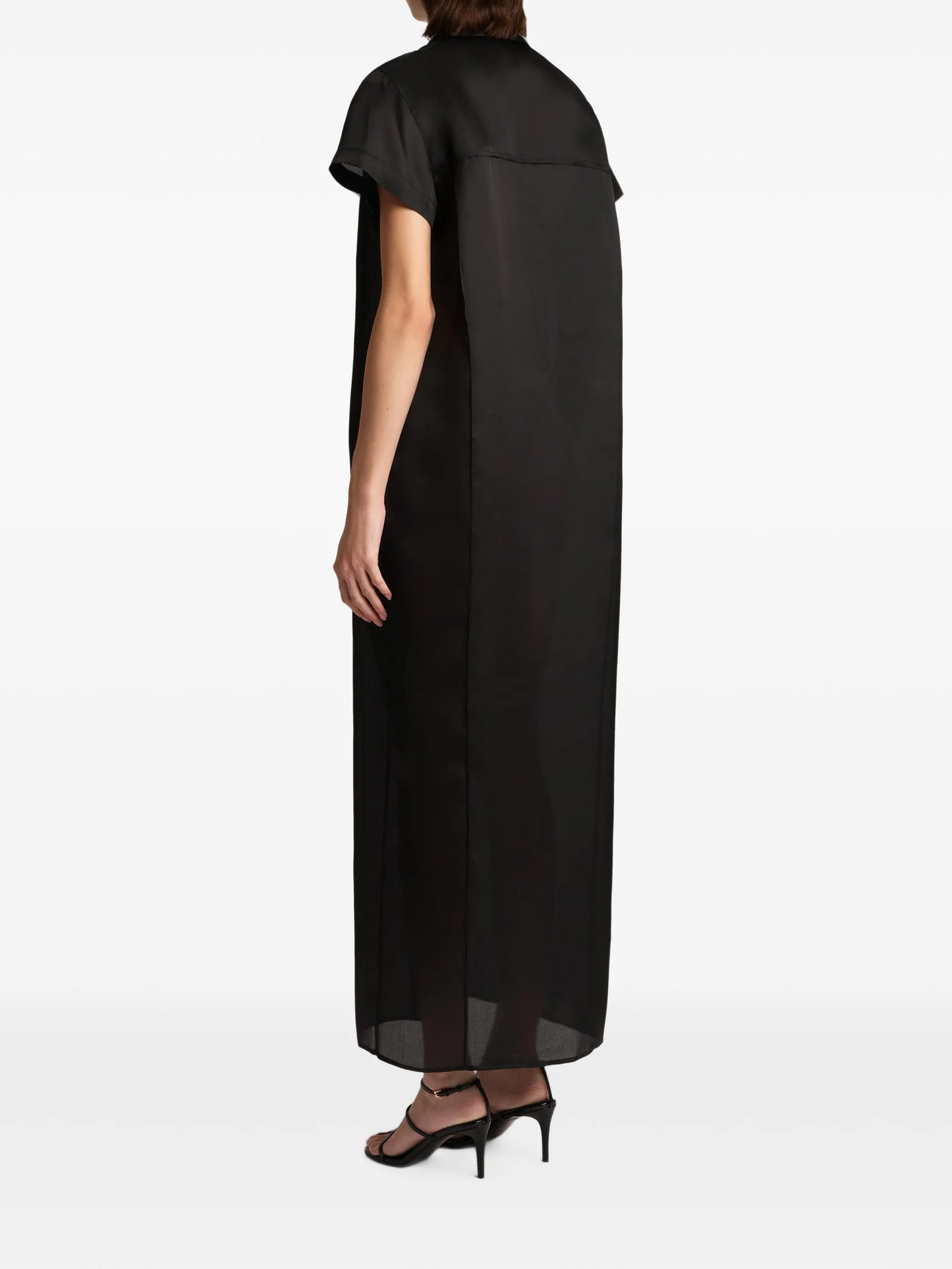 Effy button-up short-sleeve dress