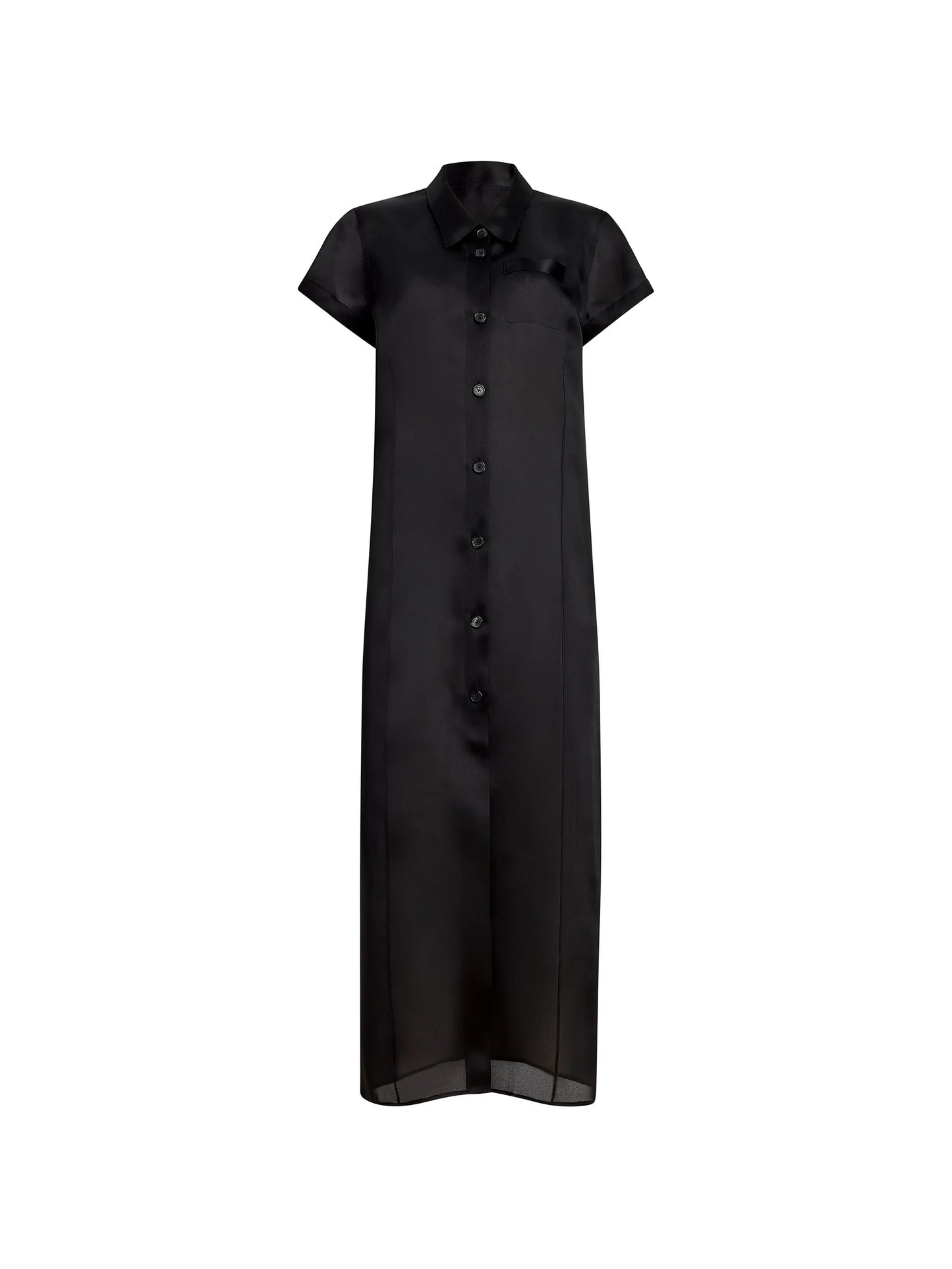 Effy button-up short-sleeve dress