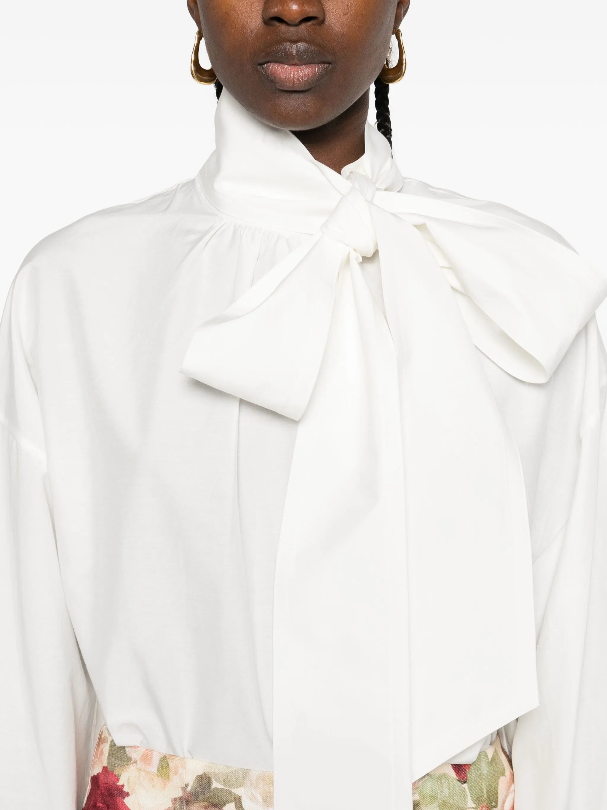 tie-waist blouse