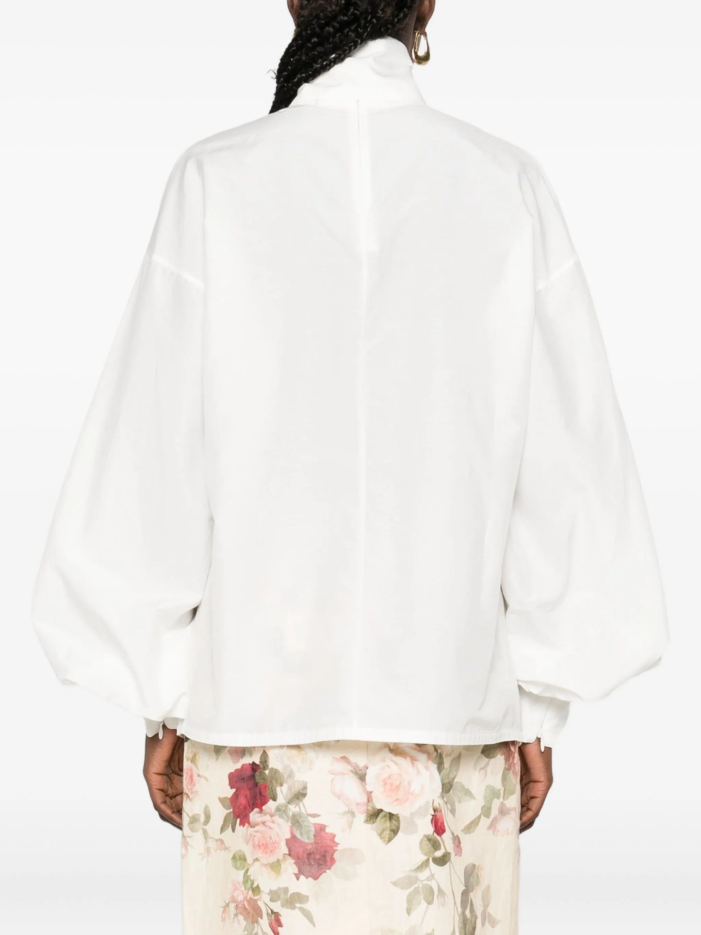 tie-waist blouse