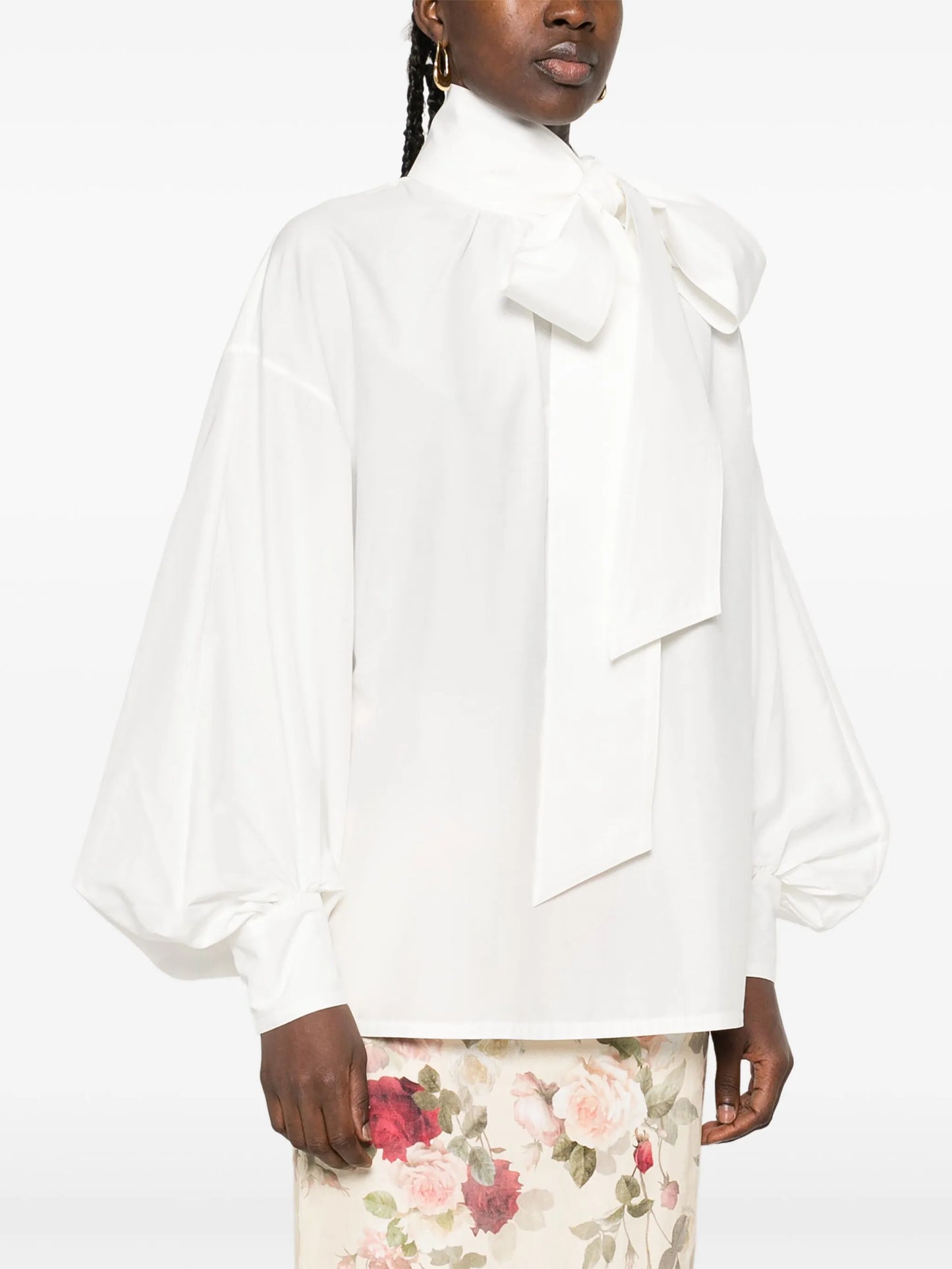 tie-waist blouse