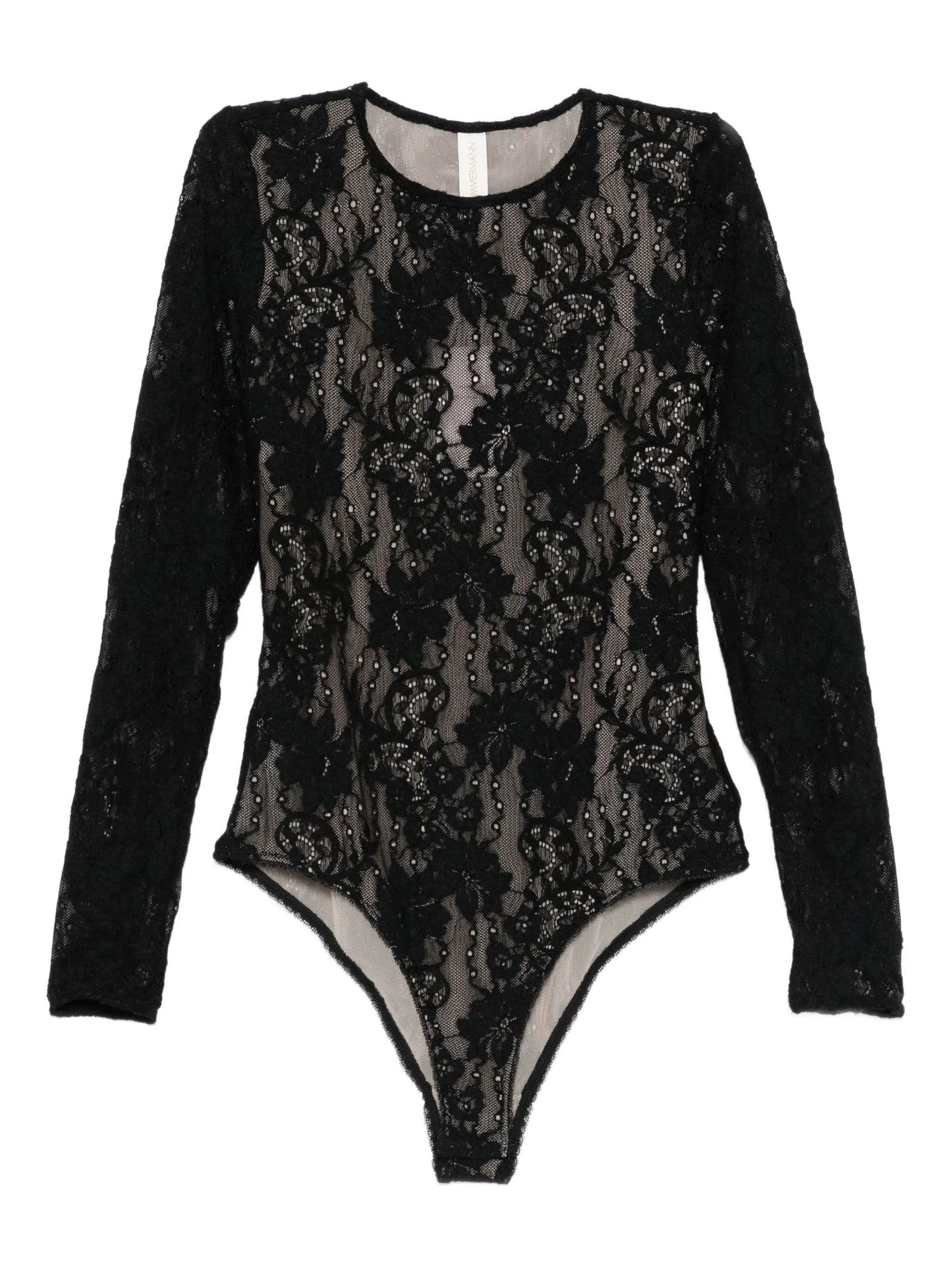 floral-lace bodysuit