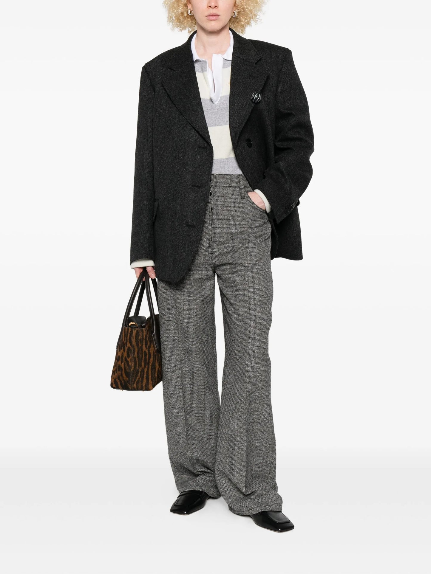 single-breasted blazer