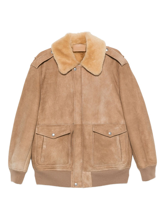 suede bomber jacket