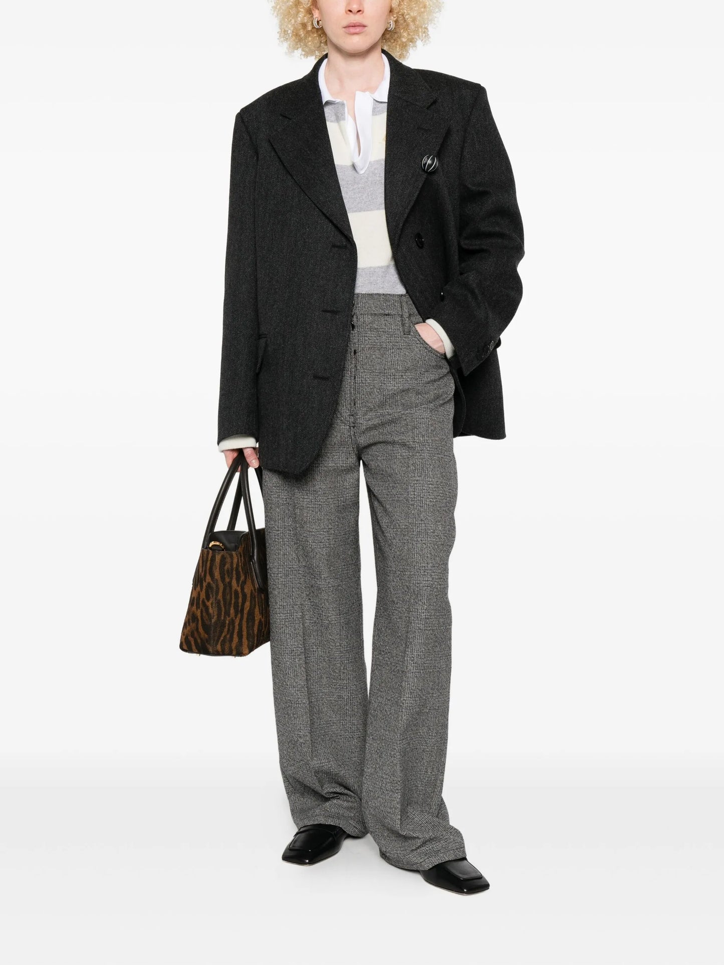 checked trousers
