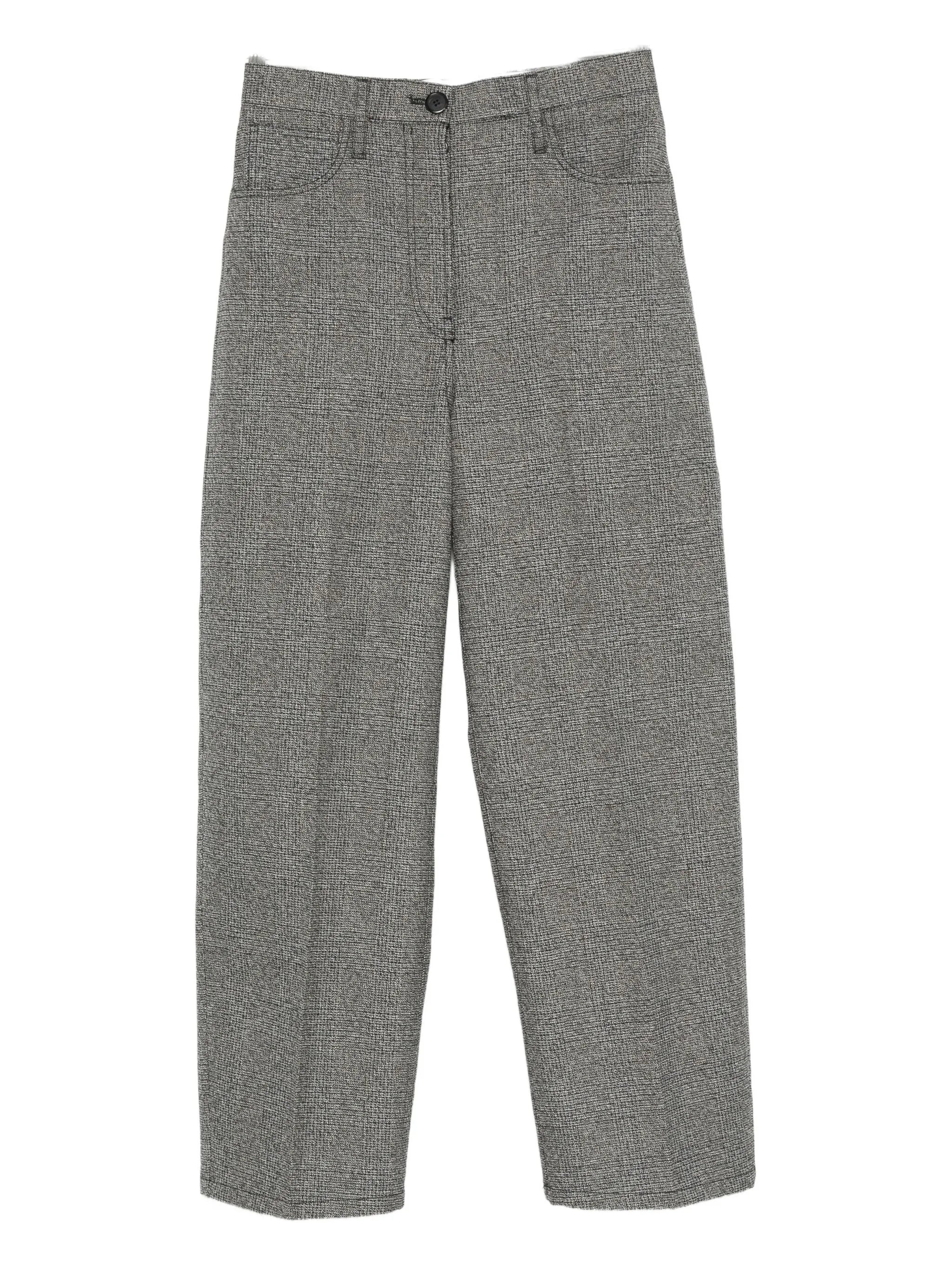 checked trousers