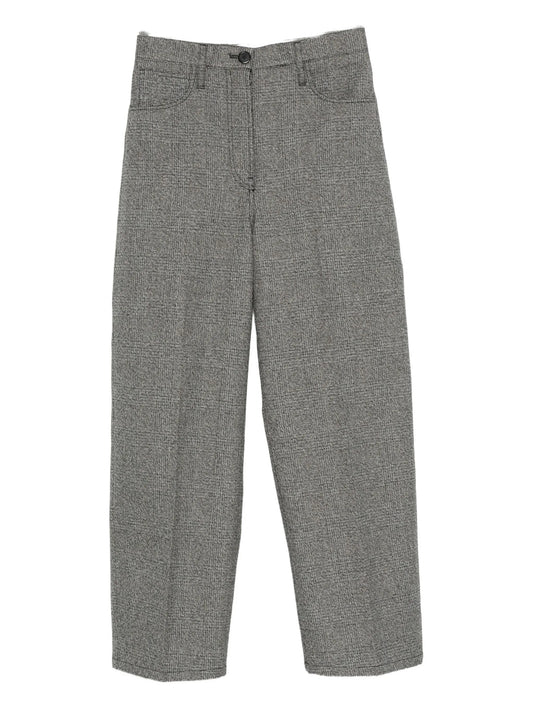 checked trousers