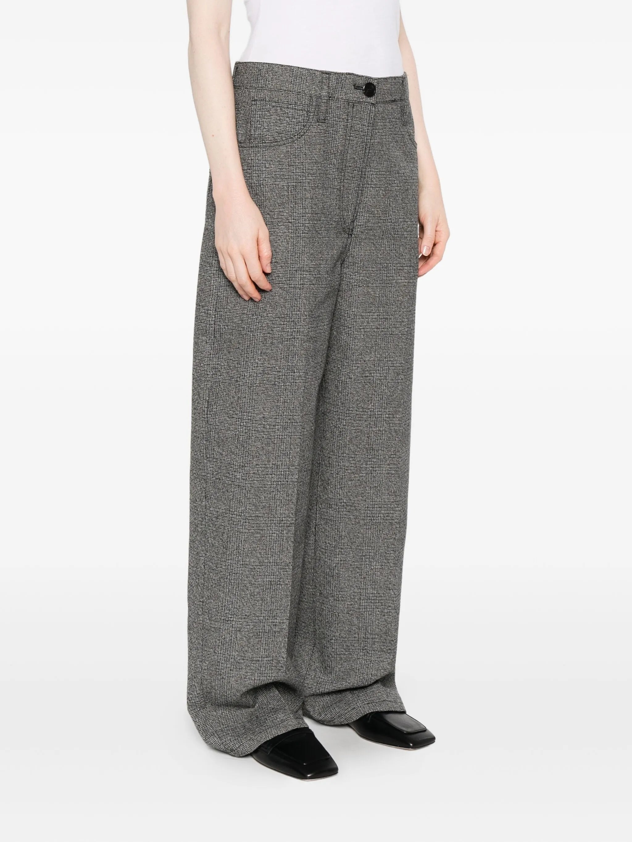 checked trousers