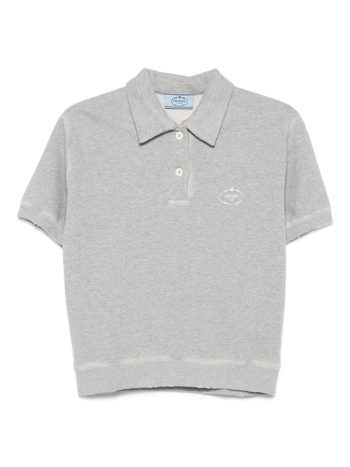 logo-print polo top