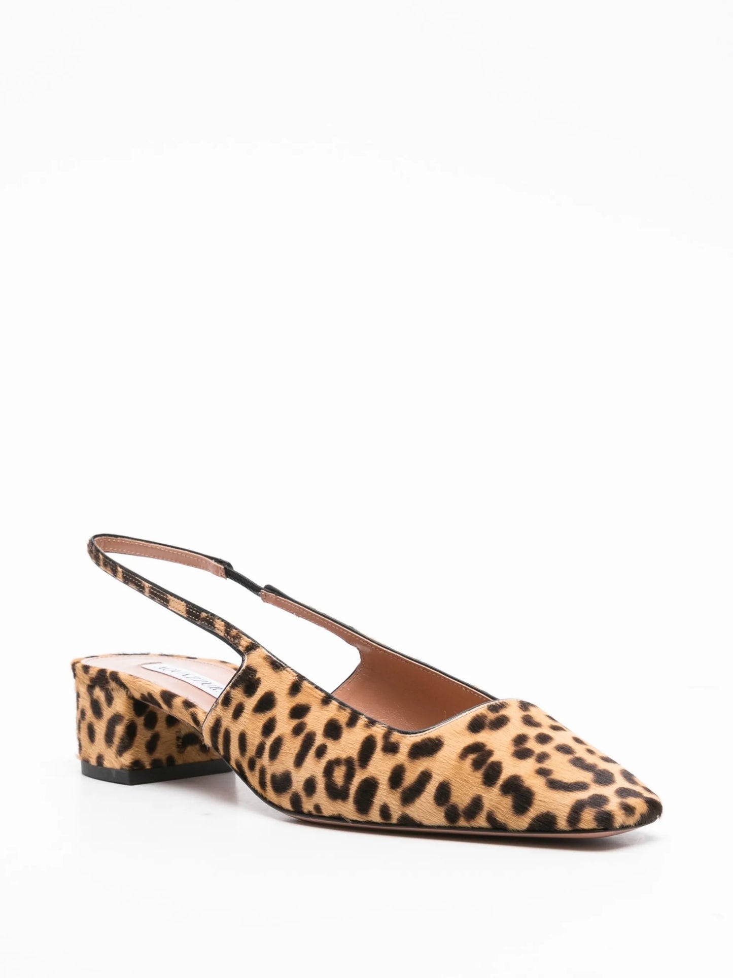 leopard slingback pumps