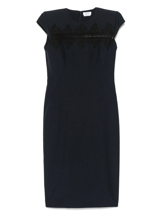 tailored pencil midi dress