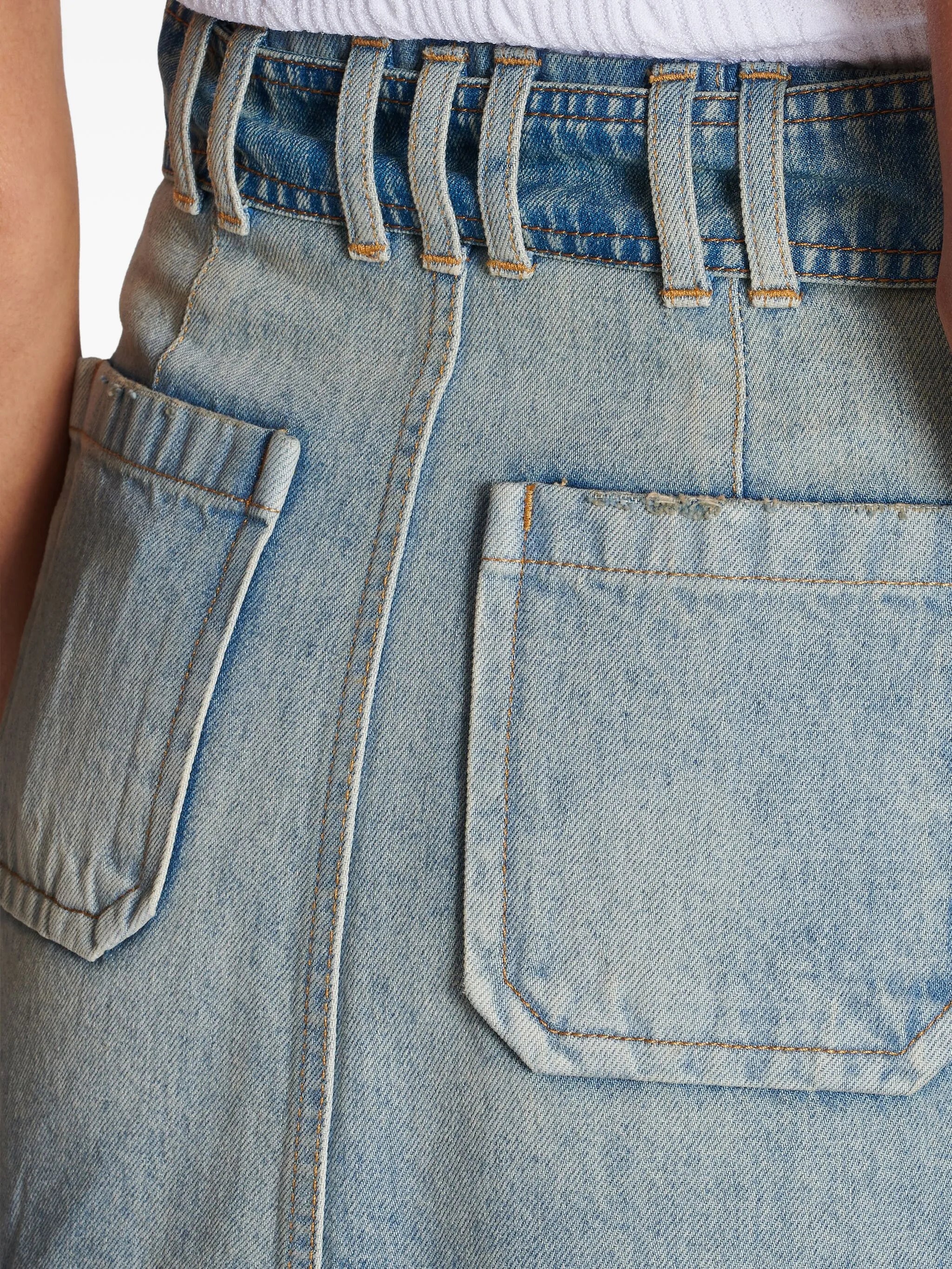 belted skirt