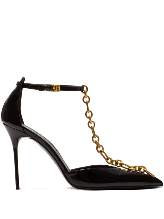 95mm Sync leather pumps