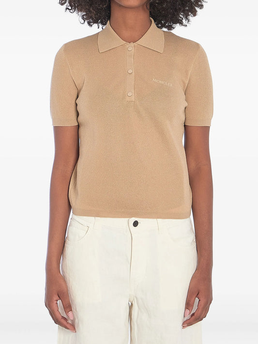 logo-embroidered polo shirt