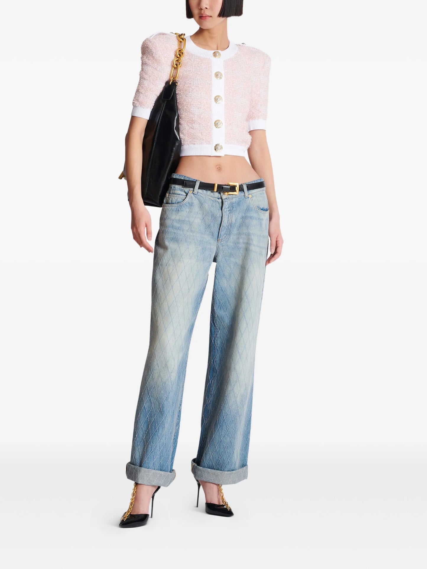 cropped cardigan