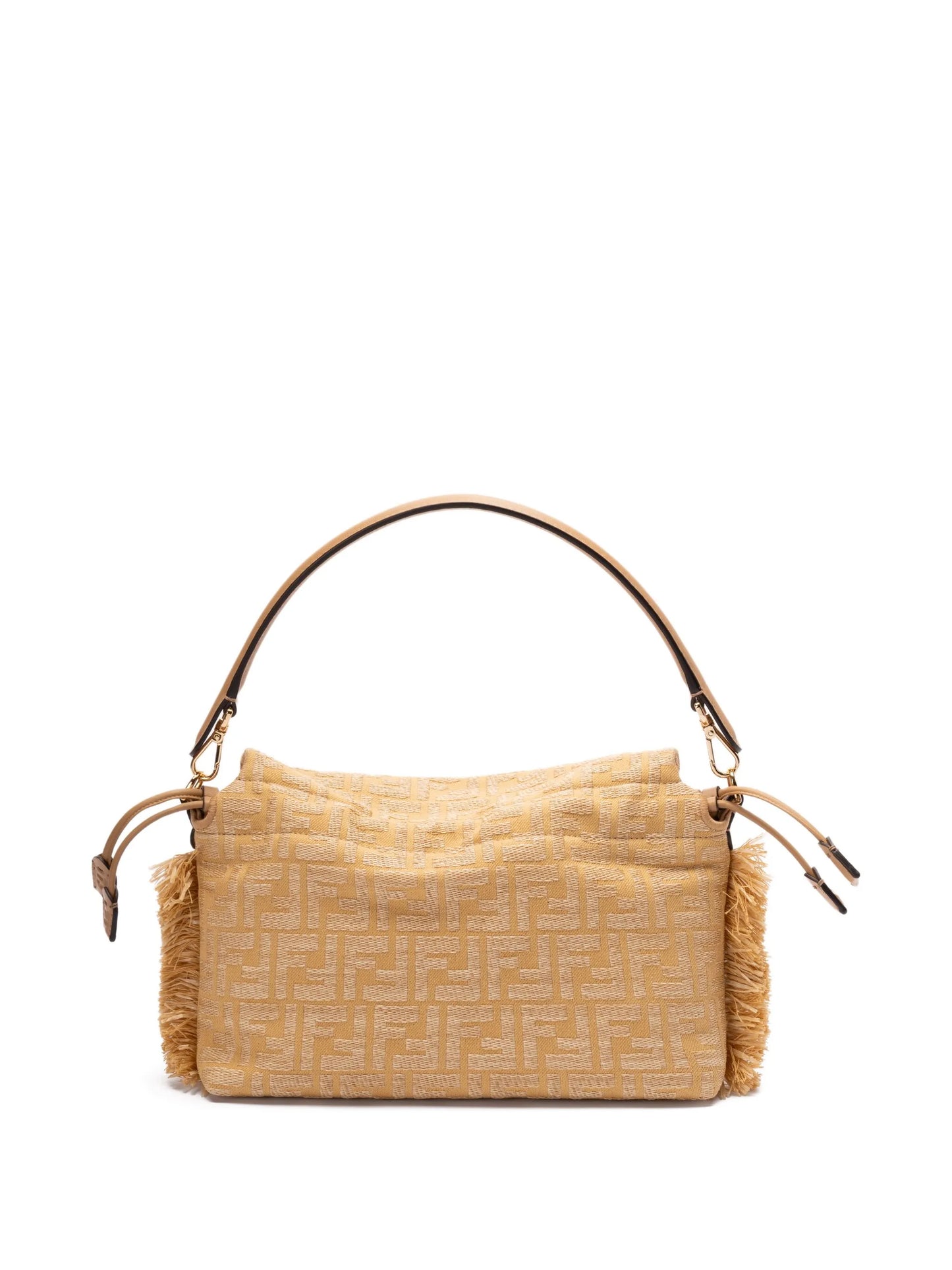 Zucca Mamma fringed canvas shoulder bag