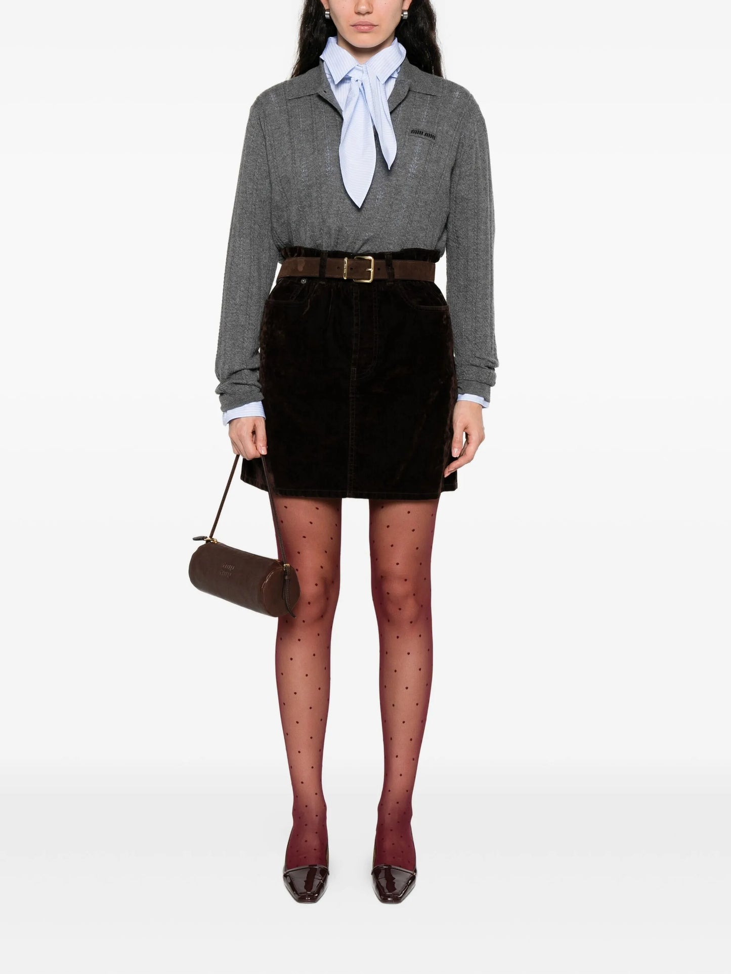 cashmere polo sweater