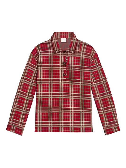 Bruna checked cotton shirt