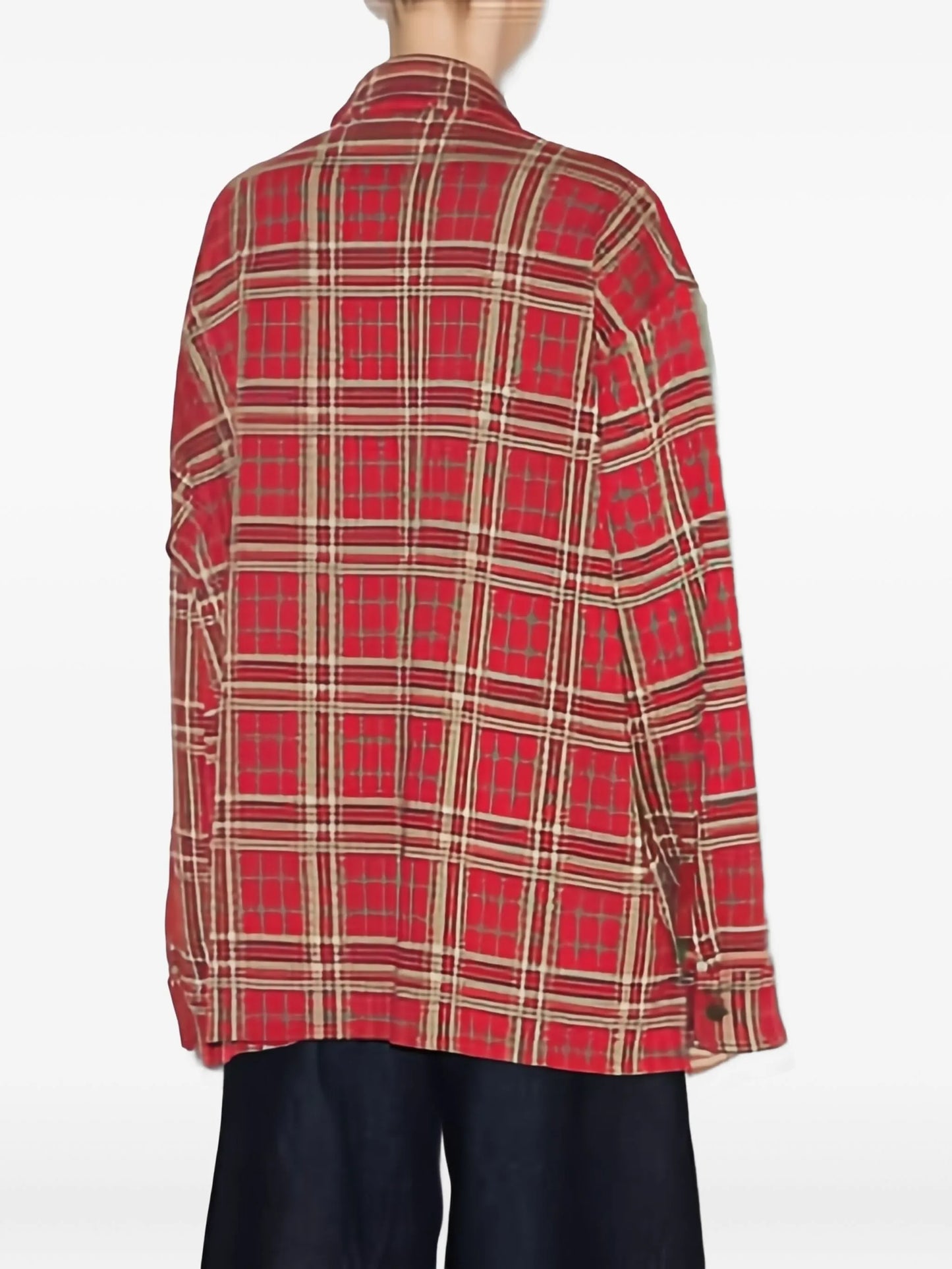 Bruna checked cotton shirt
