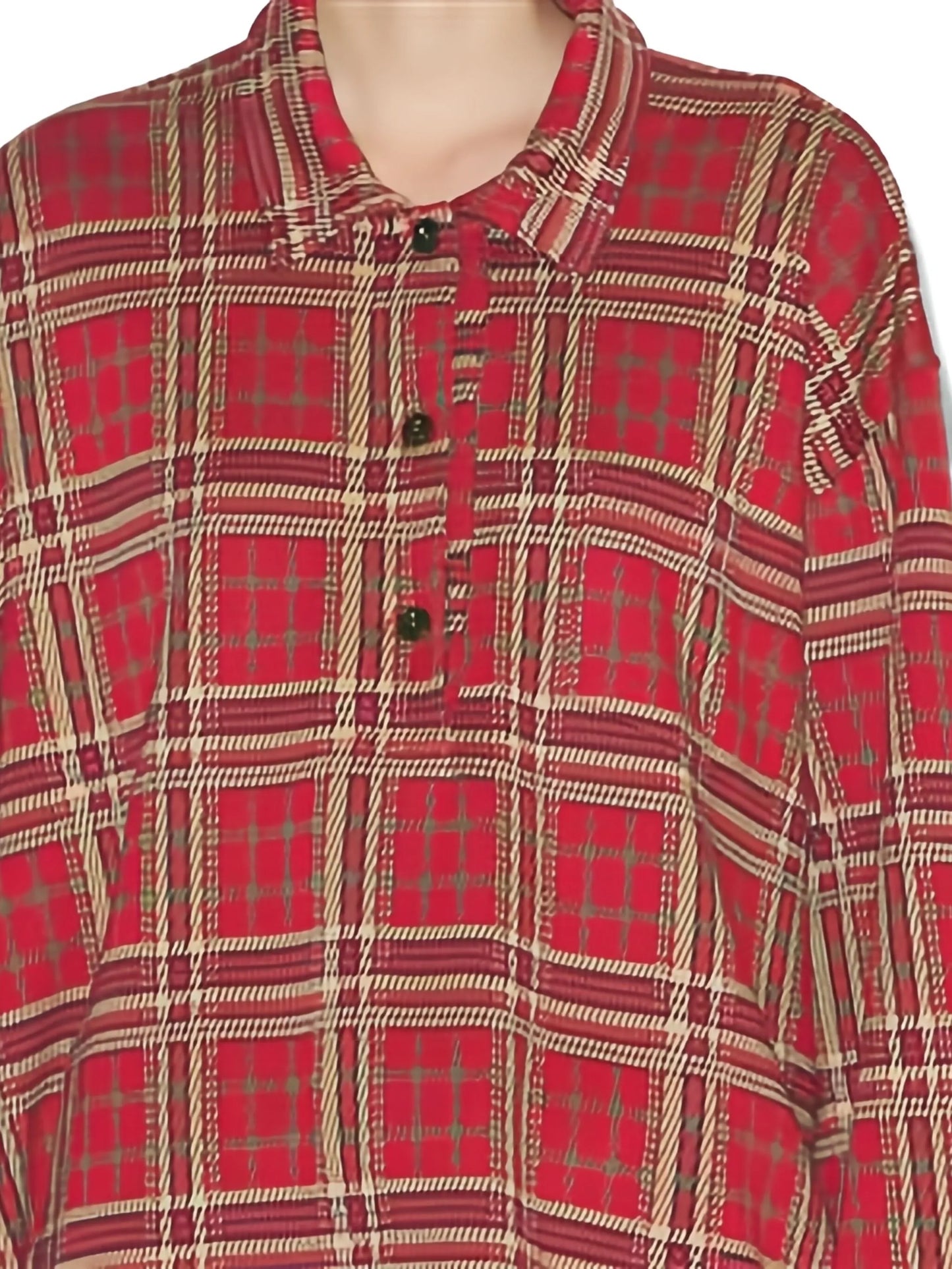 Bruna checked cotton shirt