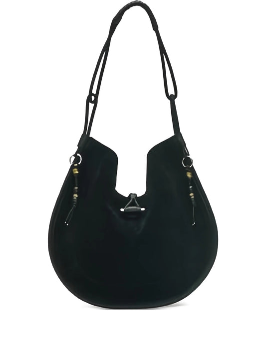 Oskan suede shoulder bag