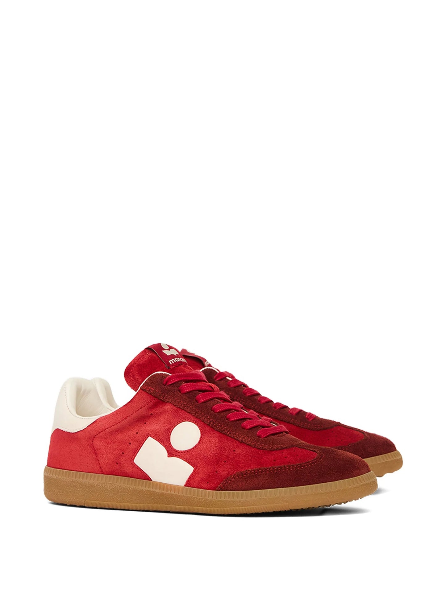 suede panelled sneakers