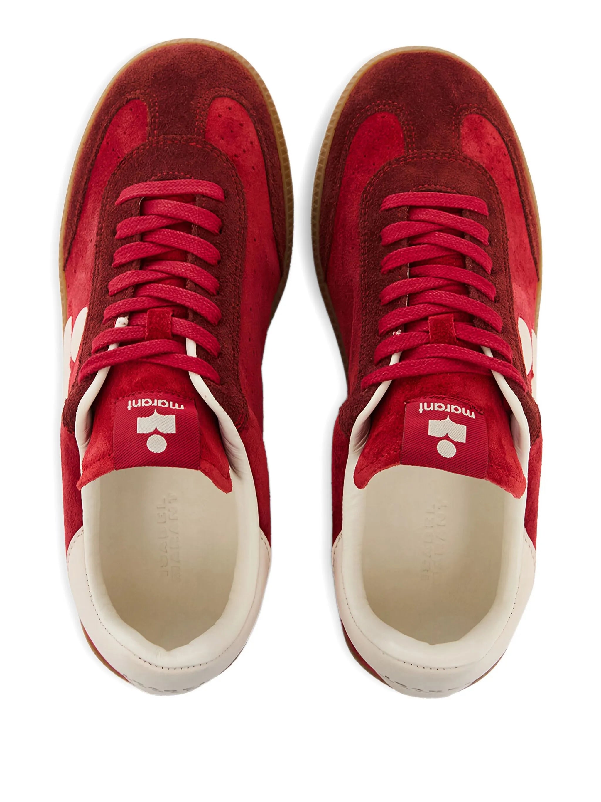 suede panelled sneakers