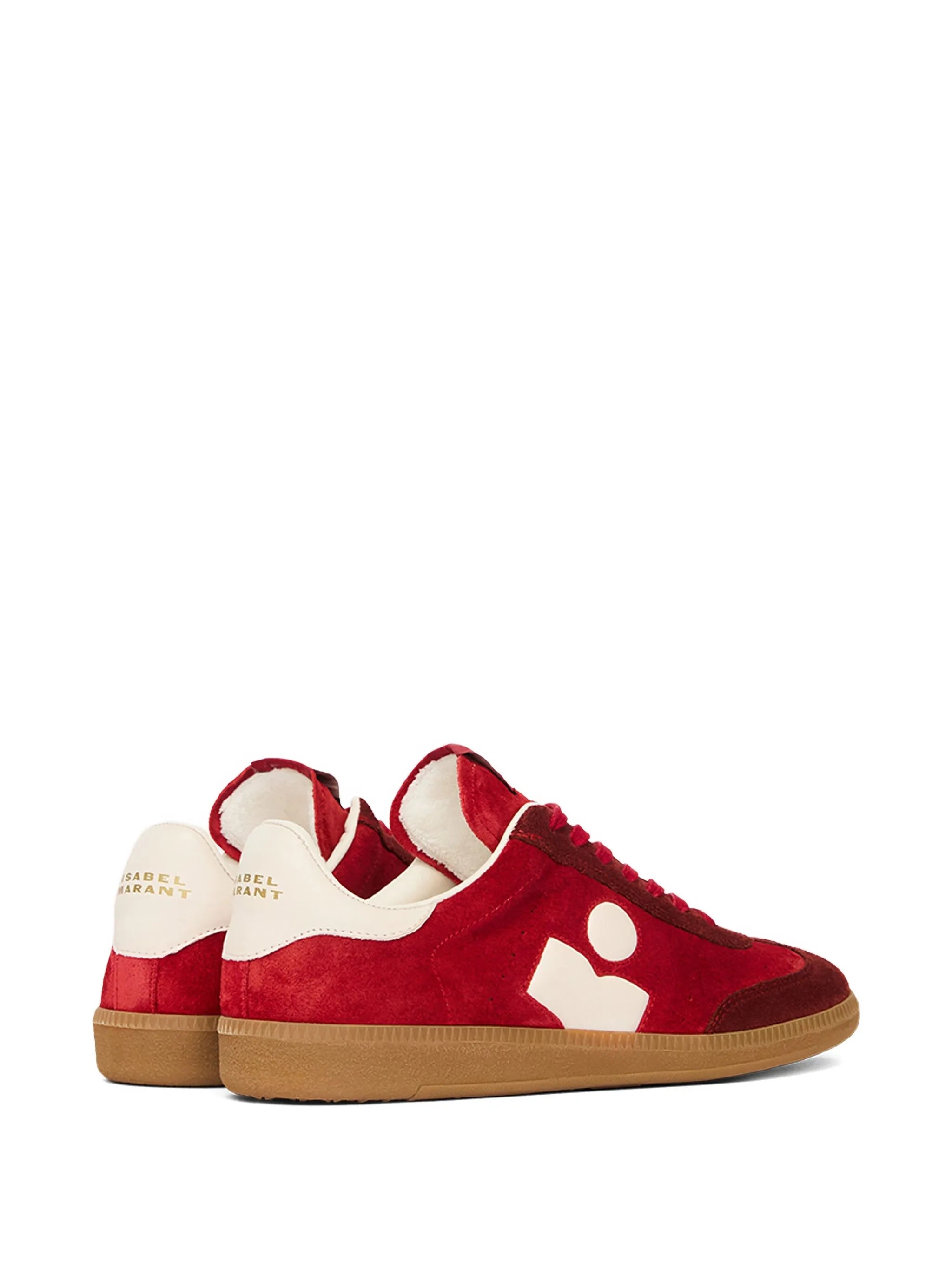 suede panelled sneakers