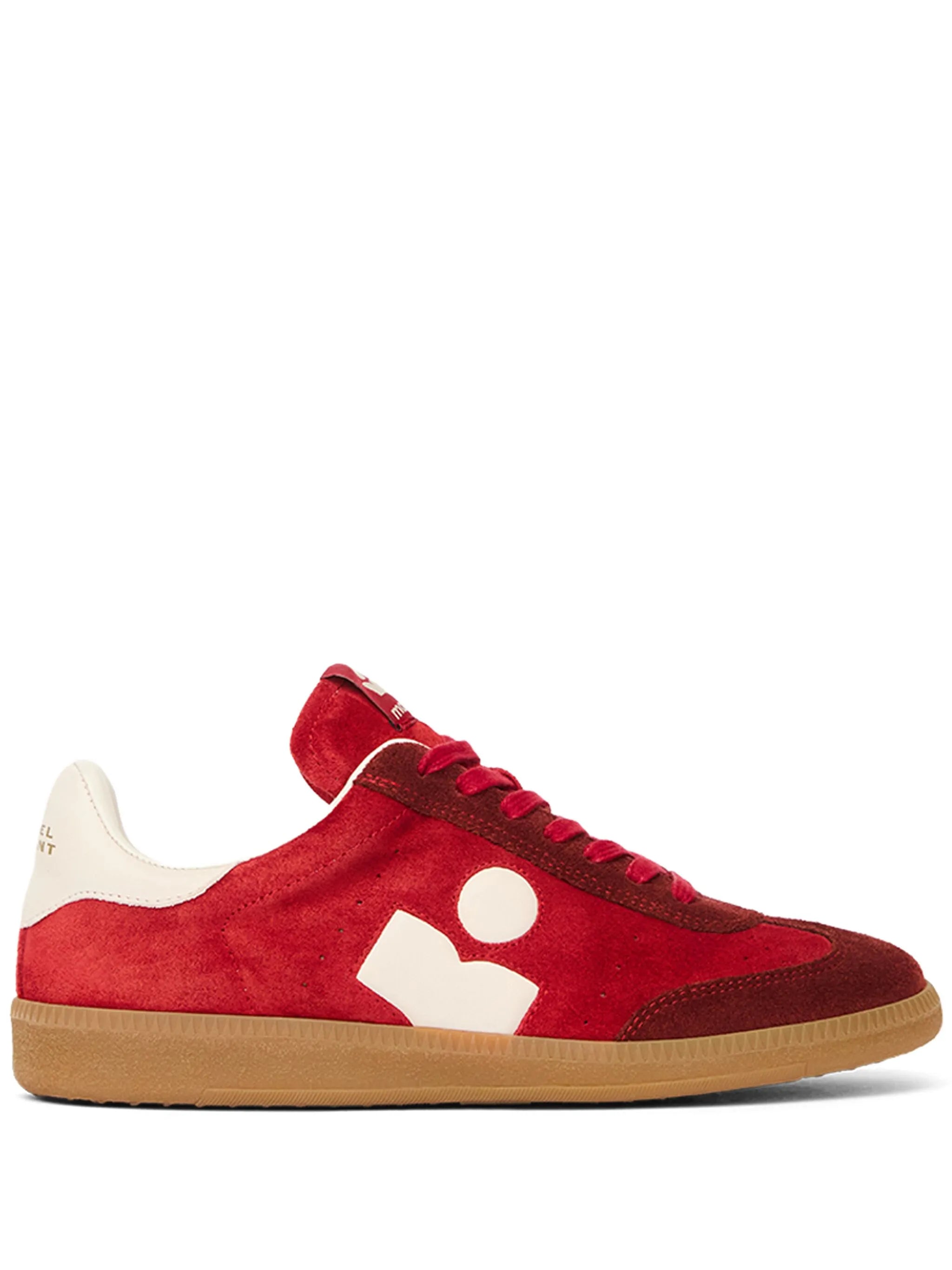 suede panelled sneakers