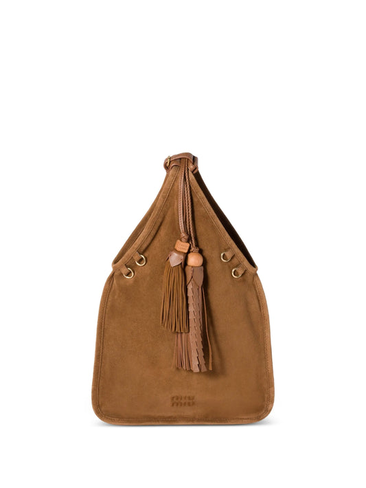 tassel-detail shoulder bag