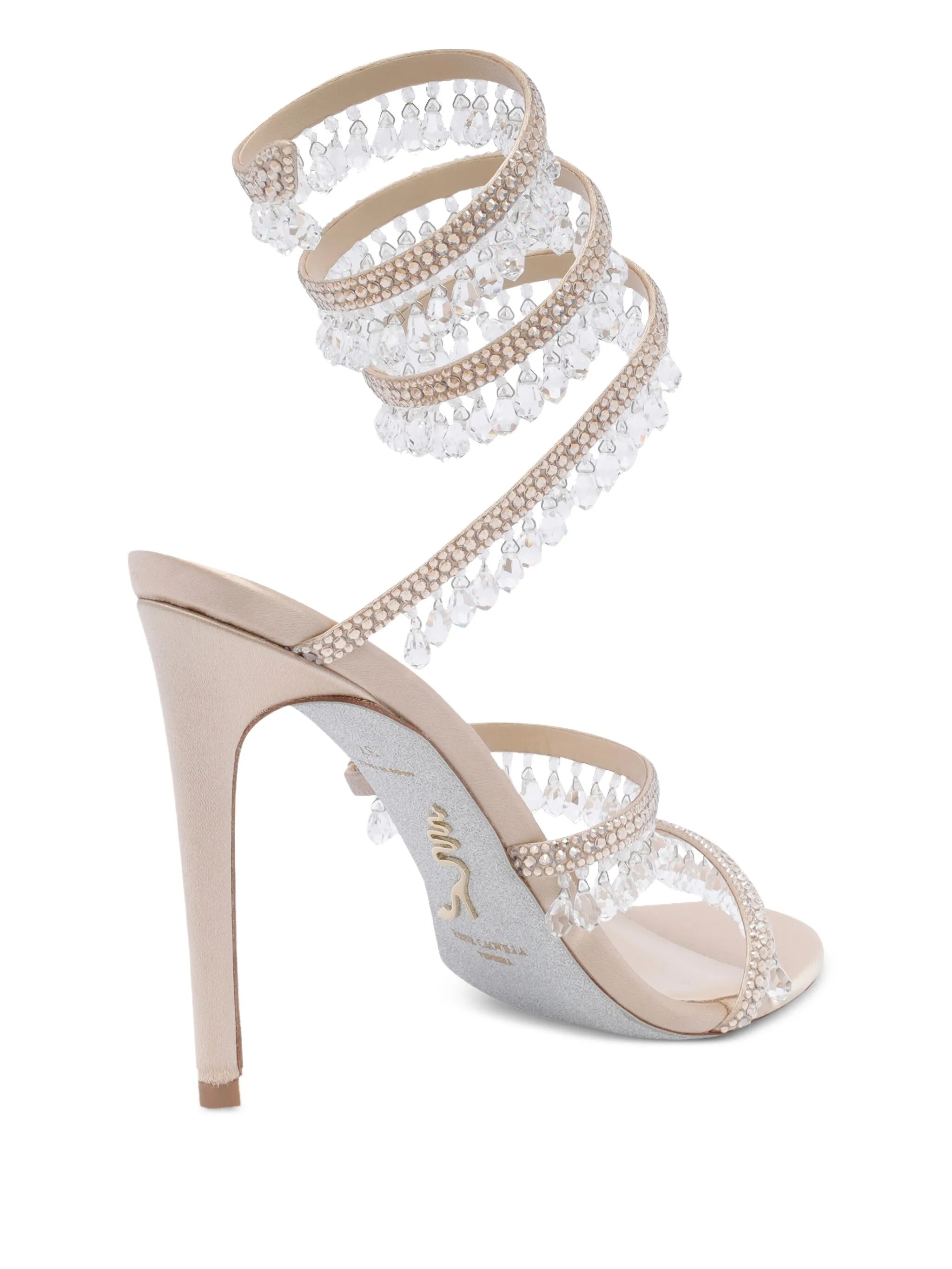 crystal-embellished sandals