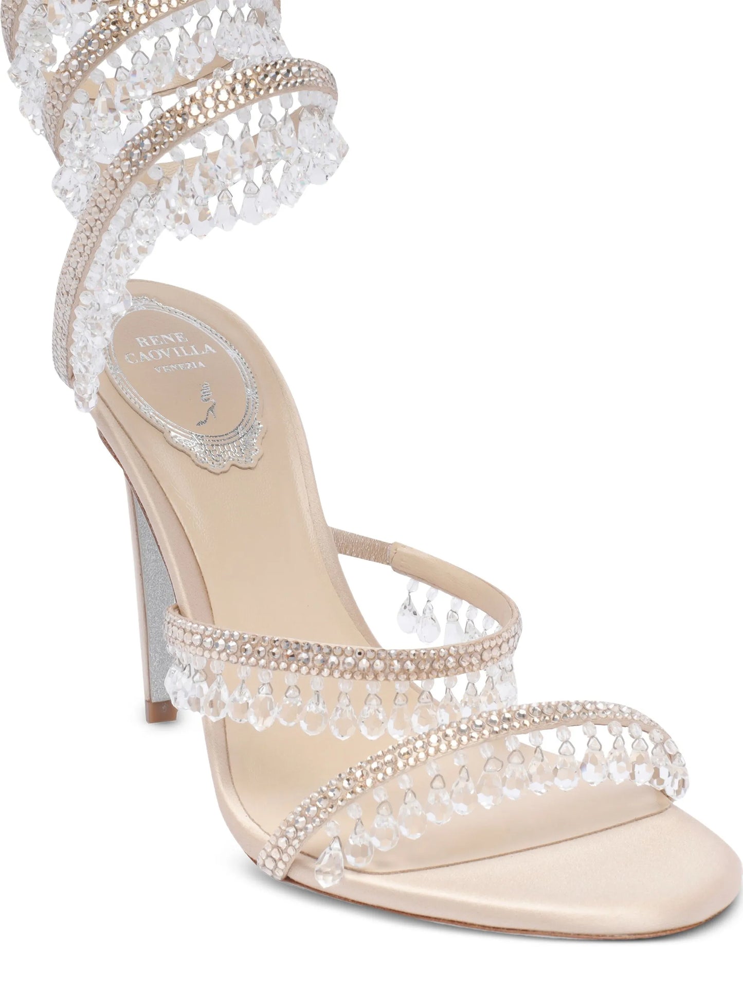 105mm crystal-embellished sandals