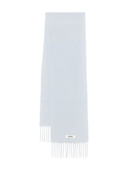 fringed wool scarf