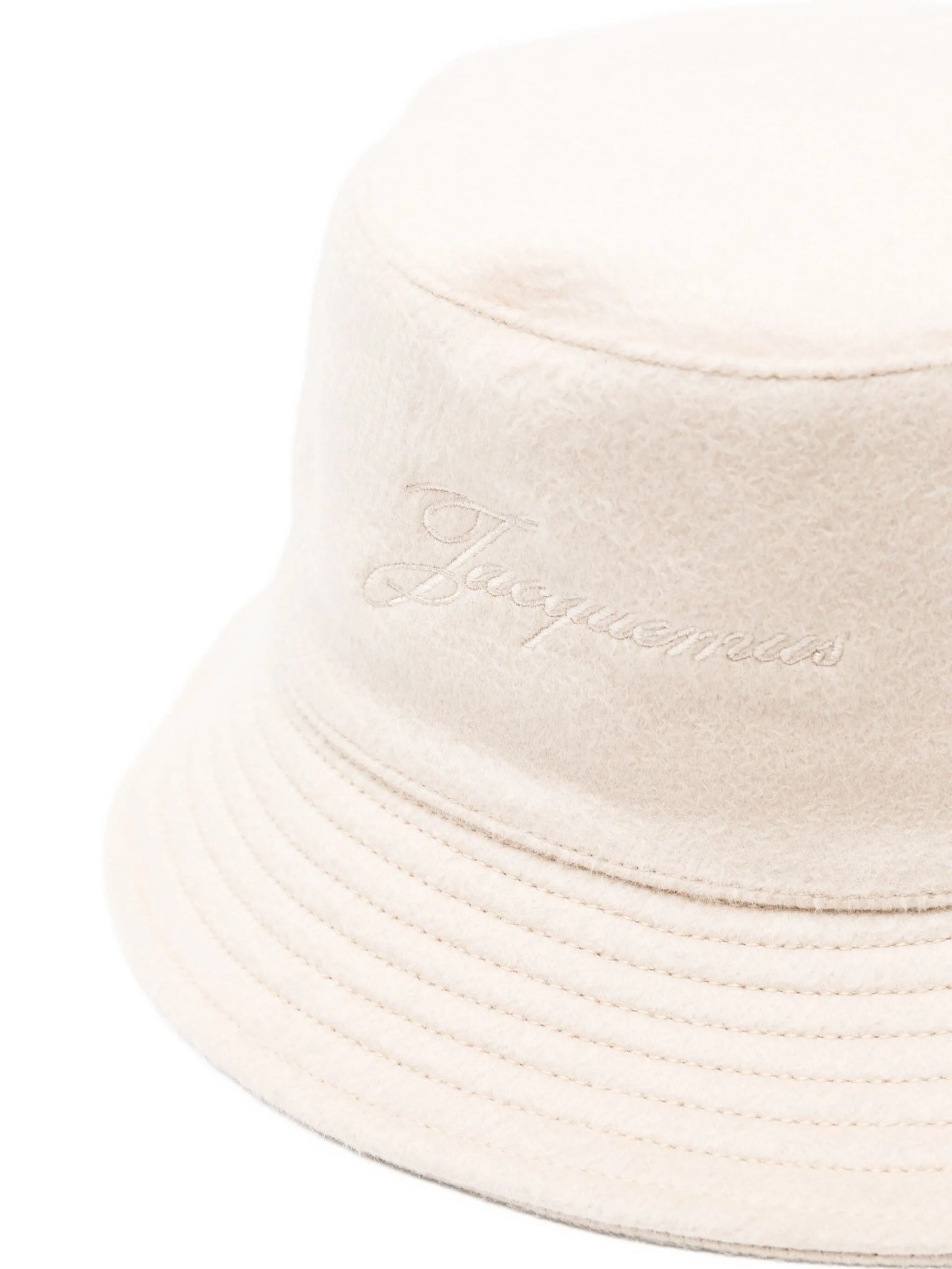 embroidered-logo bucket hat