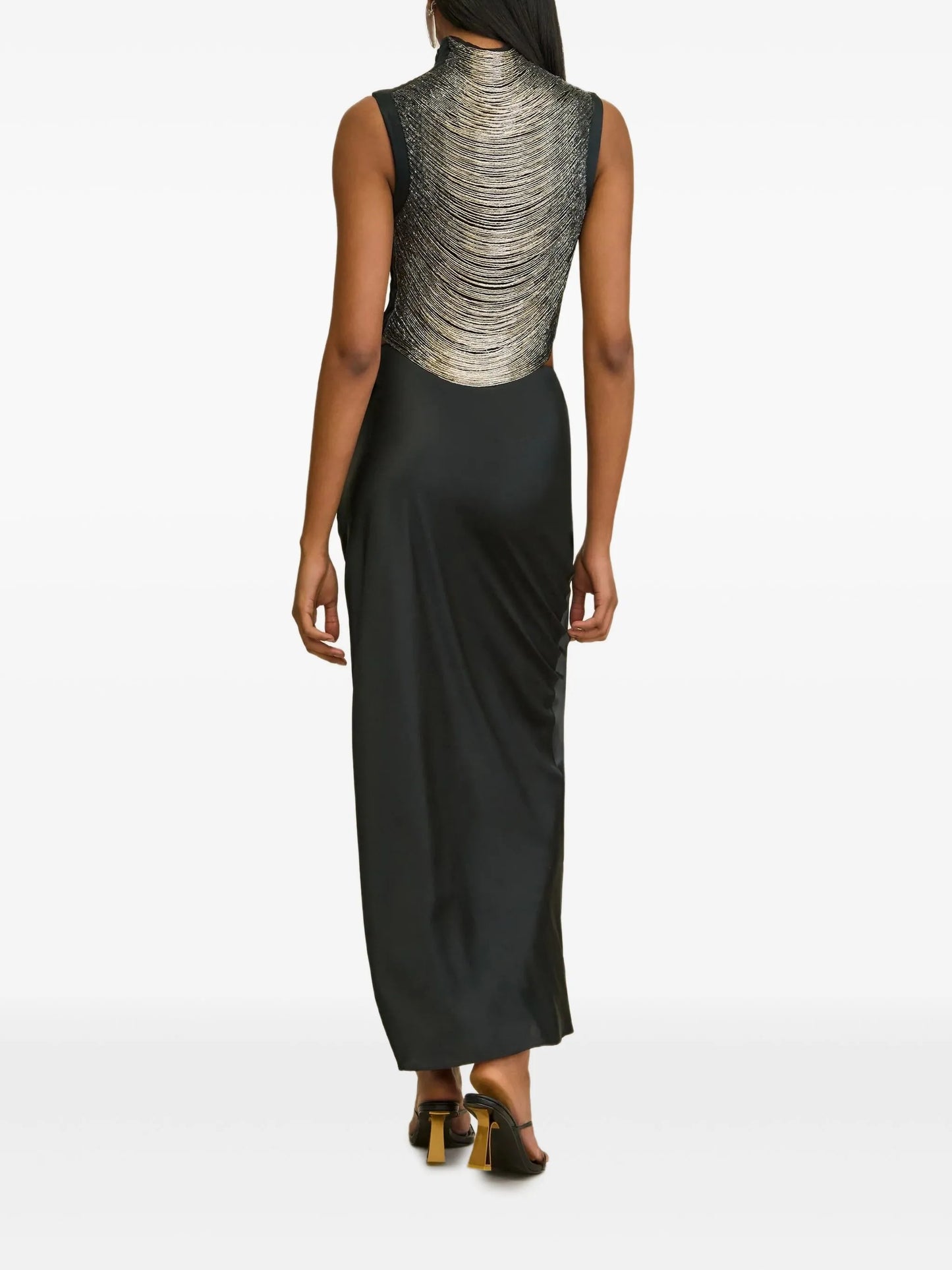 Chantel bias-cut maxi skirt