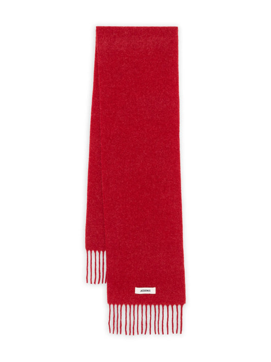 Le Carro fringed wool scarf
