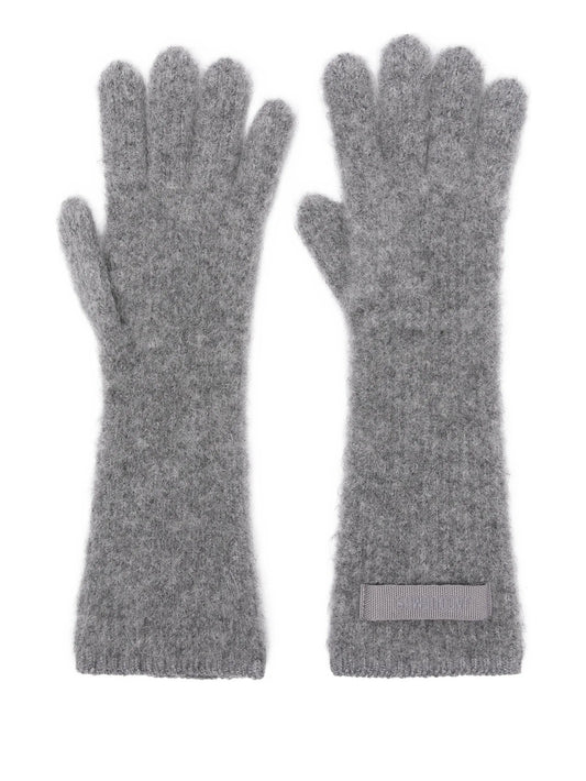 knitted gloves