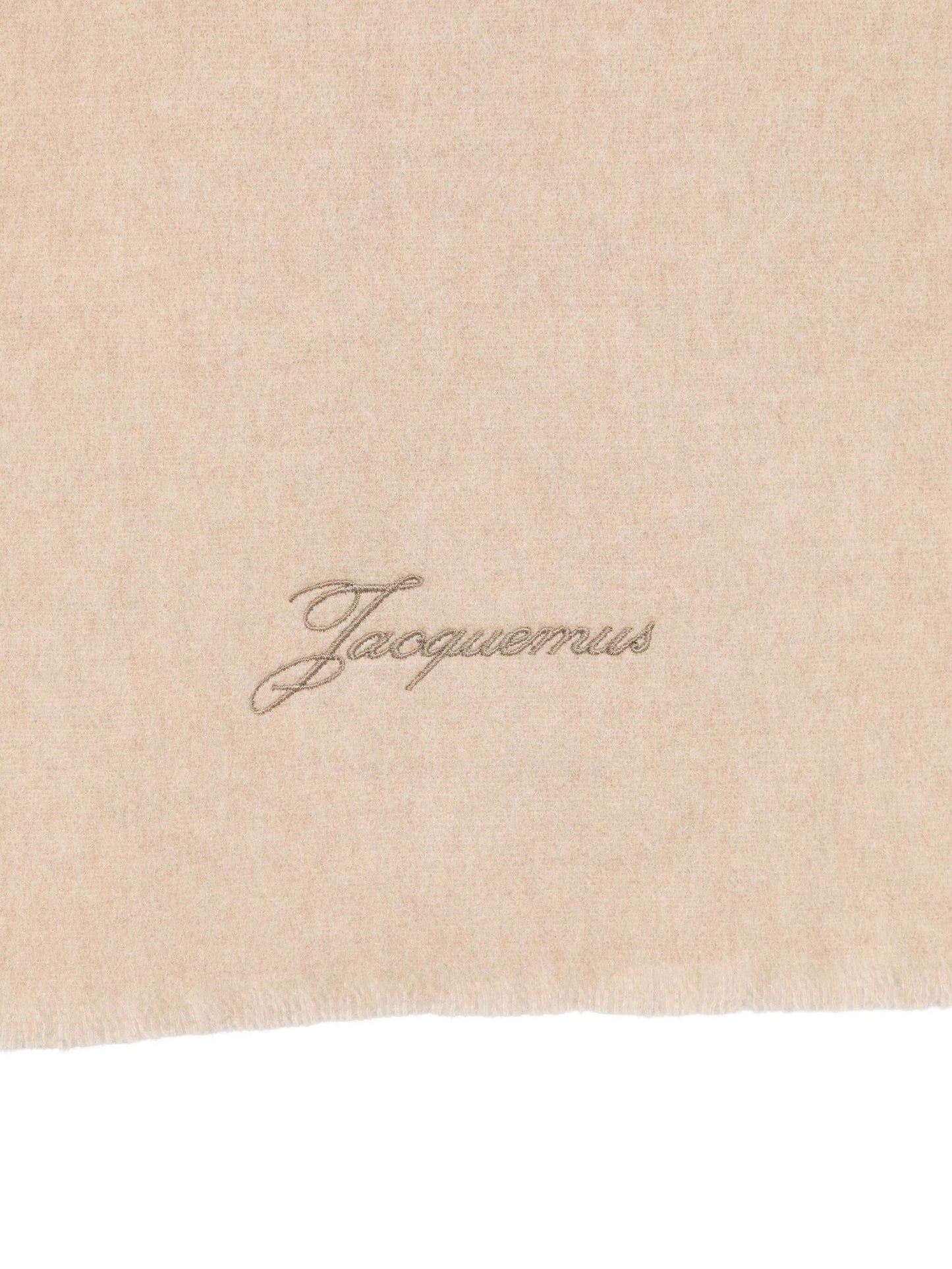 embroidered wool scarf
