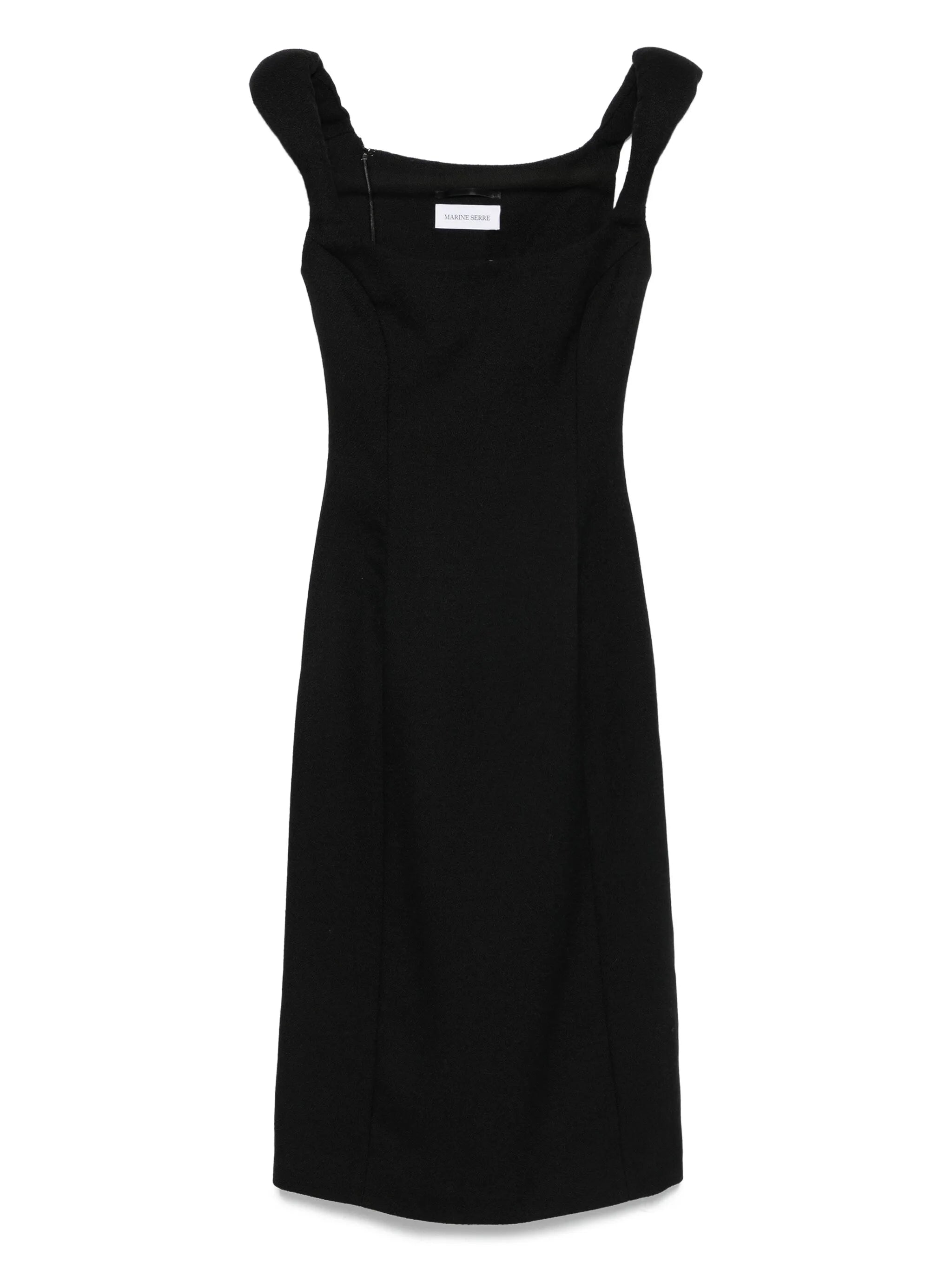virgin wool sleeveless dress